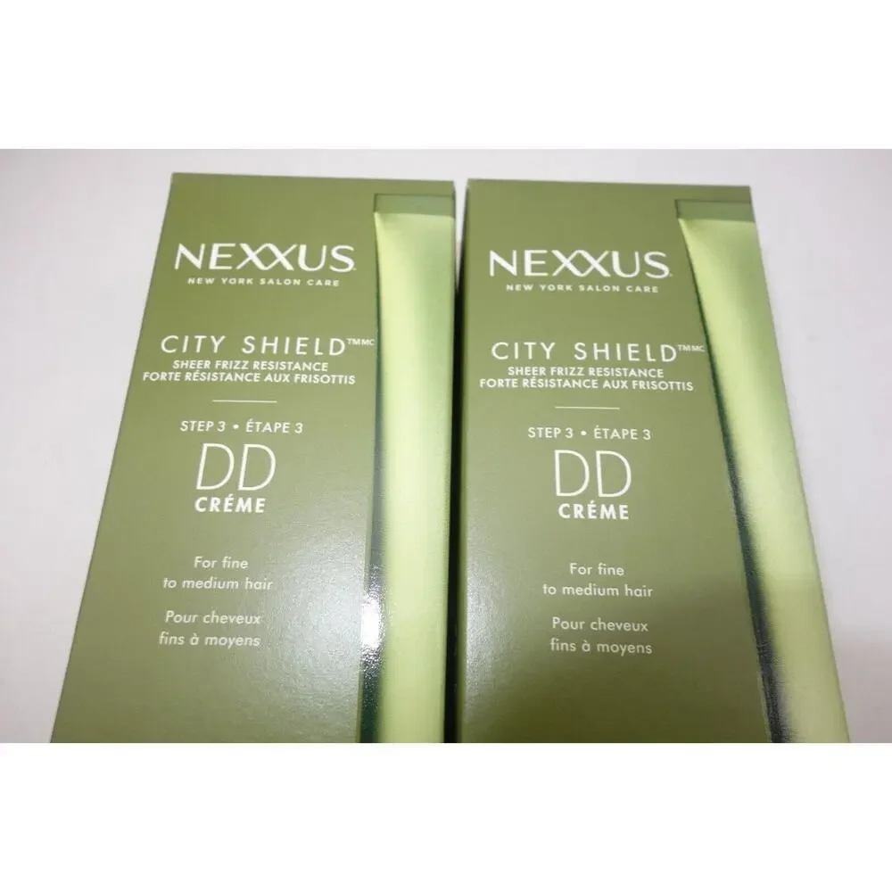 2 Pack of NEW NEXXUS CITY SHIELD Step 3 DD Creme for Fine to Medium Hair 1.93 oz